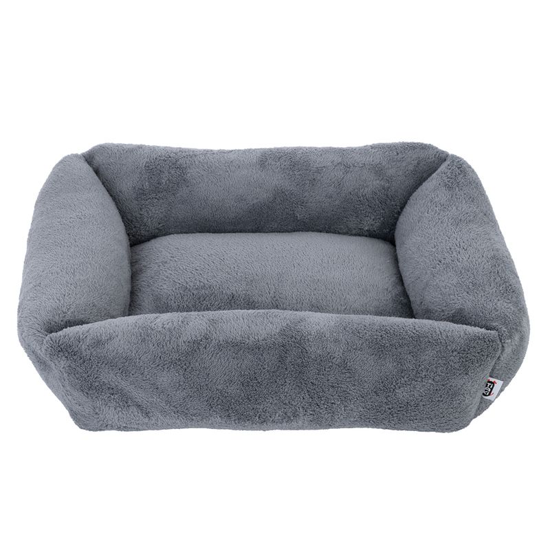 TIAKI Lazy Bear Dog Bed – Dark Grey Size M: 70 x 55 x 20cm (L x W x H)