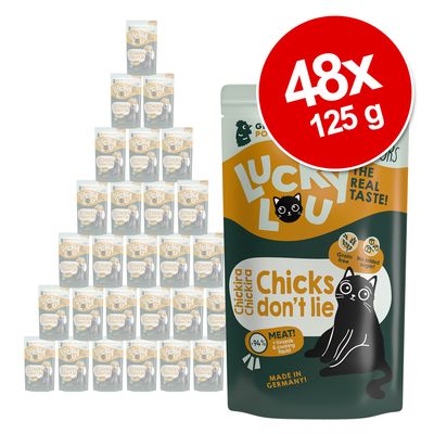 Lucky Lou Senior Saver Pack 48 x 125g Poultry