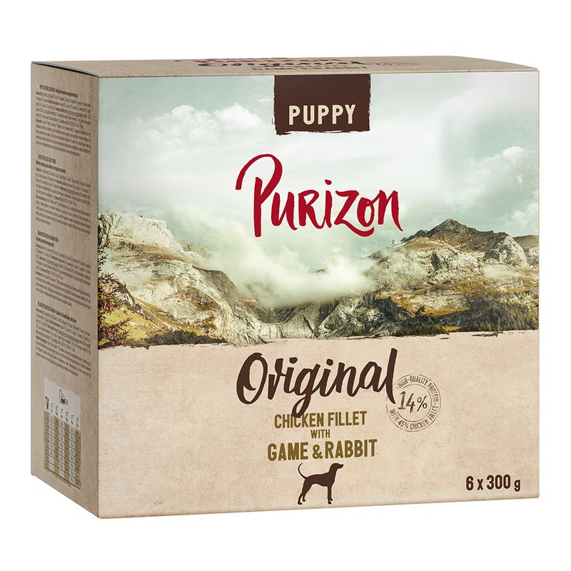 Purizon Puppy 6 x 300g Chicken Fillet with Black Angus Beef & Turkey