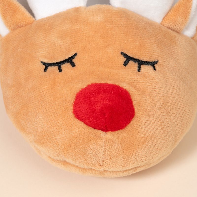 TIAKI Reindeer Slipper Plush Toy 20 x 11 x 6 cm (L x W x H)