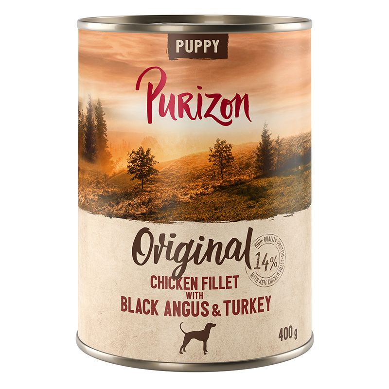 Purizon Single Can 1 x 400g Chicken Fillet with Black Angus Beef & Turkey