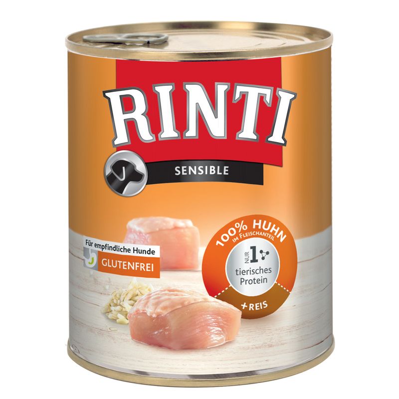 RINTI Sensitive Saver Pack 24 x 800g Chicken & Rice