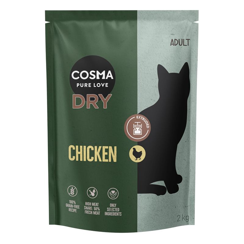 Cosma Extruded Chicken Dry Food 400g