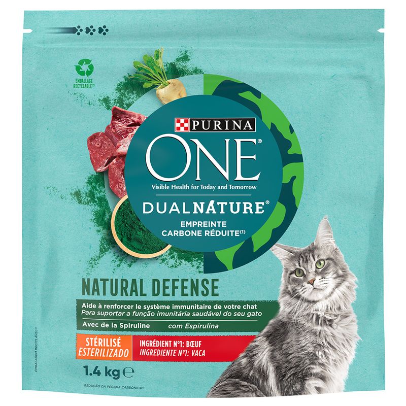 PURINA ONE Dual Nature Sterilised - Beef with Spirulina 1.4kg