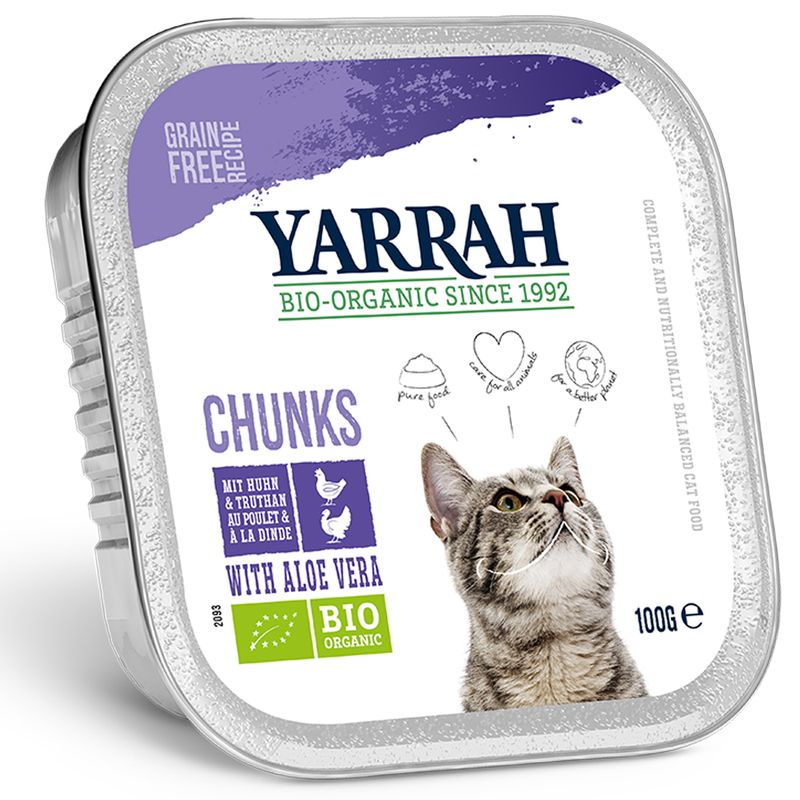 Yarrah Organic Chunks in Gravy 6 x 100g Fish with Organic Spirulina