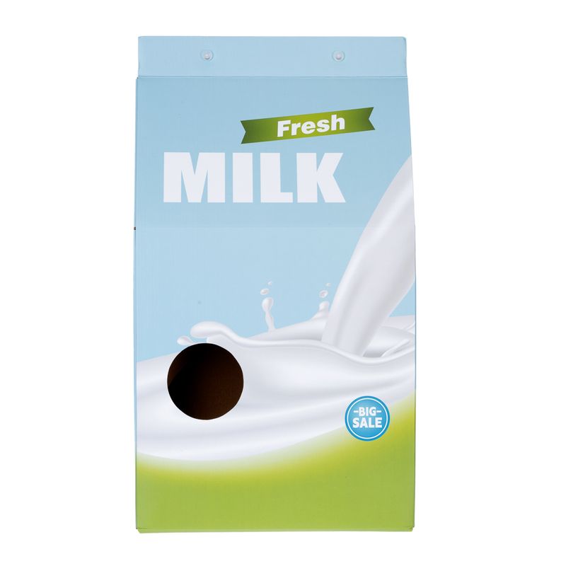 TIAKI Milk Carton Cat Cave & Scratching Furniture 33 x 31 x 55 cm (L x W x H)