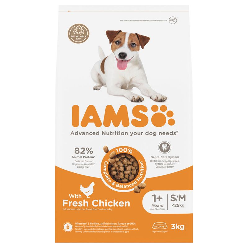 IAMS Advanced Nutrition Adult Small & Medium Dog - Chicken 3kg