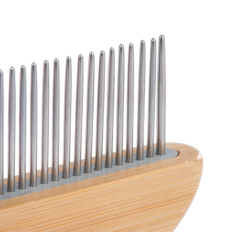 kooa Bamboo Comb with Rotating Pins 21.5 x 5.5cm (L x W)
