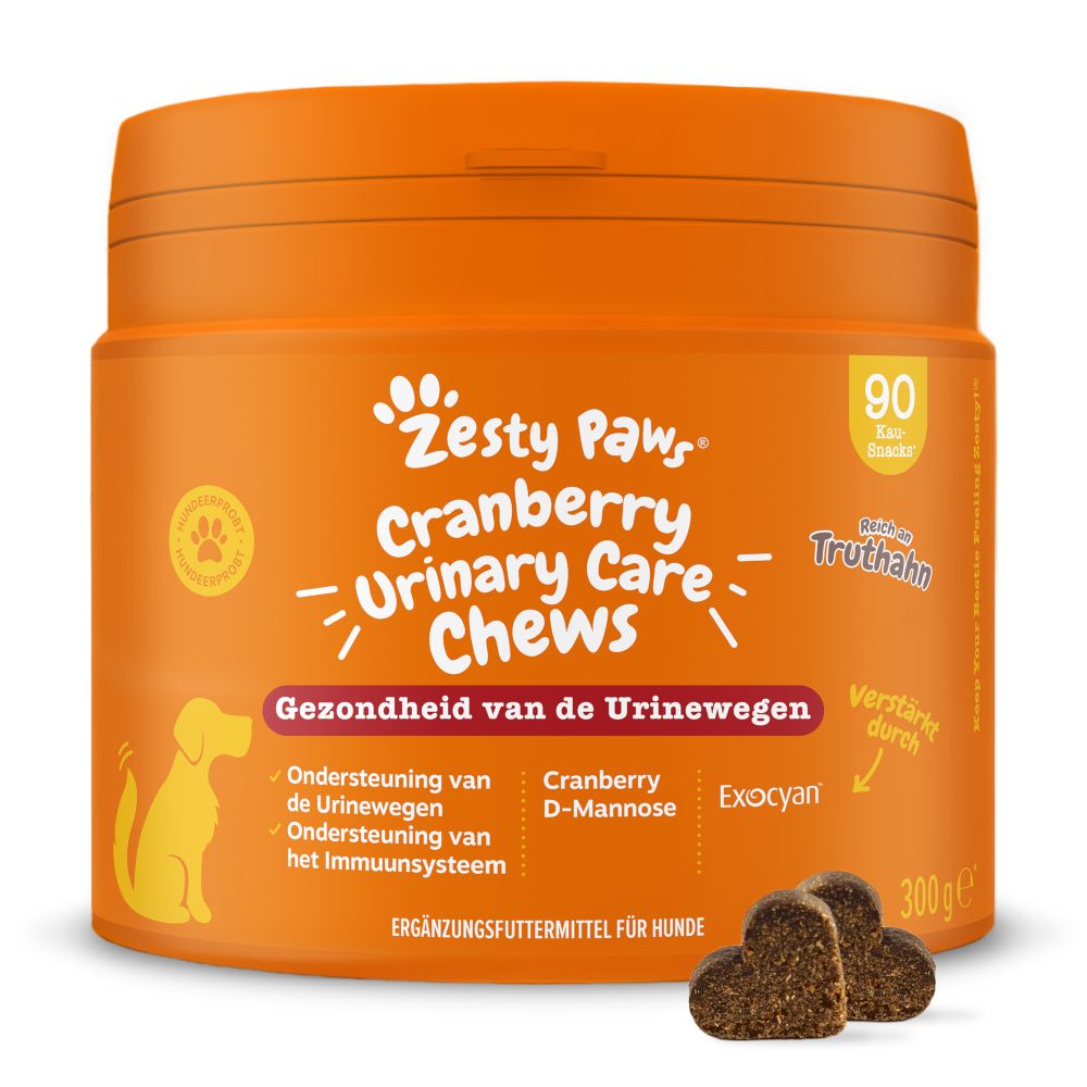 Zesty Paws Cranberry Urinary Care Chews Urinary Health - Turkey 90 Chews