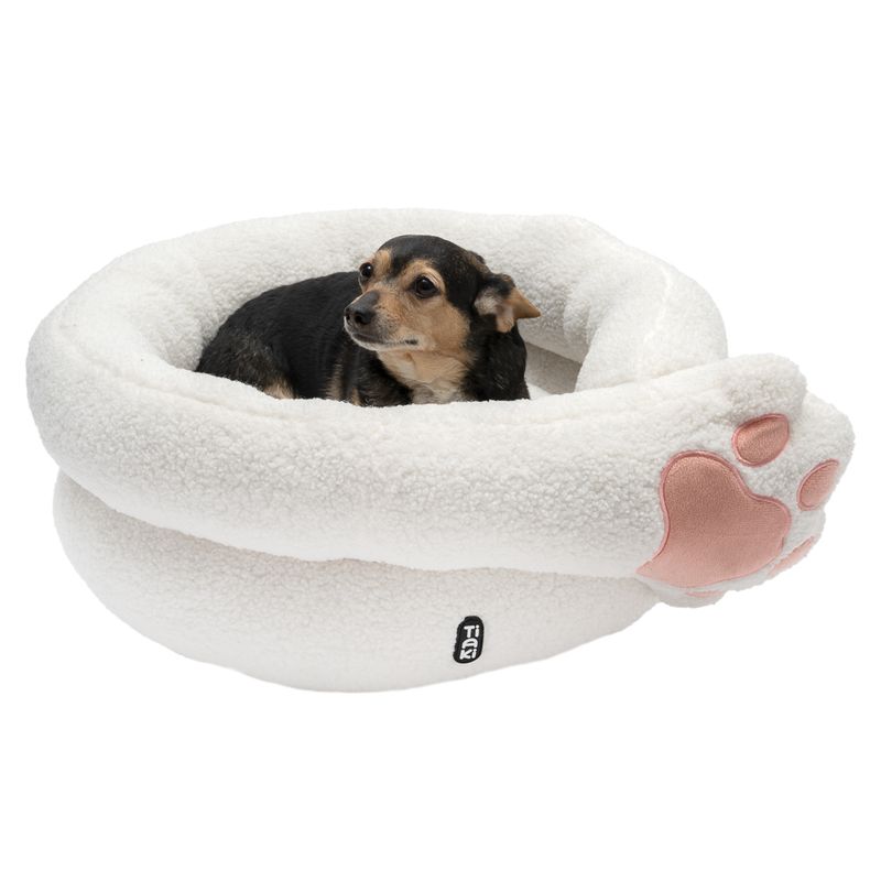 TIAKI Paw Snuggle Bed 62 x 50 x 20cm (L x W x H)