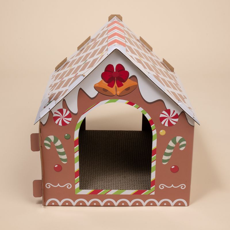 TIAKI Gingerbread House for Cats 37 x 36 x 40.5 cm (L x W x H)