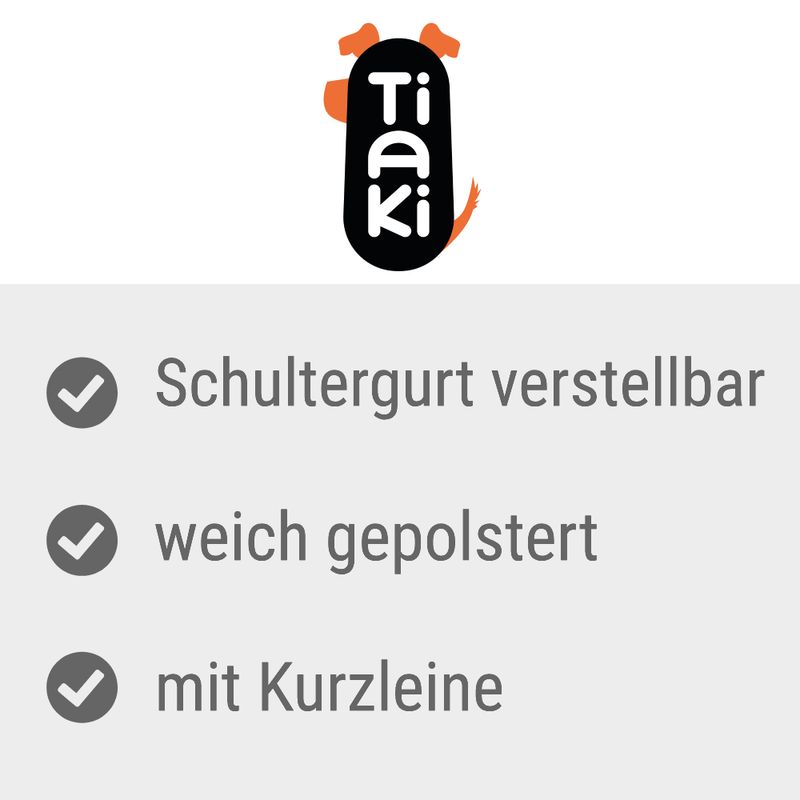 TIAKI Plush Carry Bag 41 x 27 x 29 cm (L x W x H)