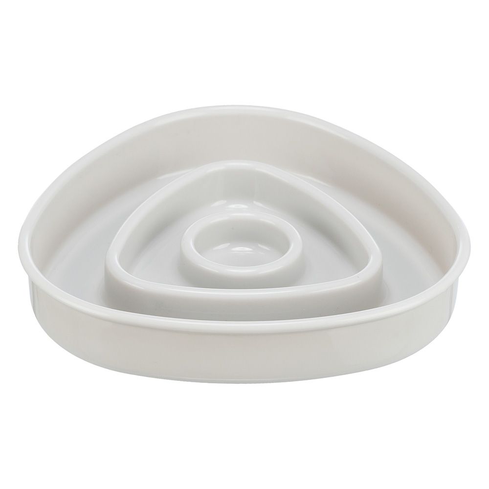 Trixie Slow Feeding Bowl Triangle 350 ml, Ø 15 cm