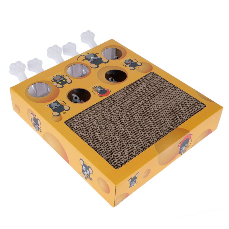 TIAKI Whack-a-Mole 2-in-1 Cat Toy 36 x 26 x 6 cm (L x W x H)