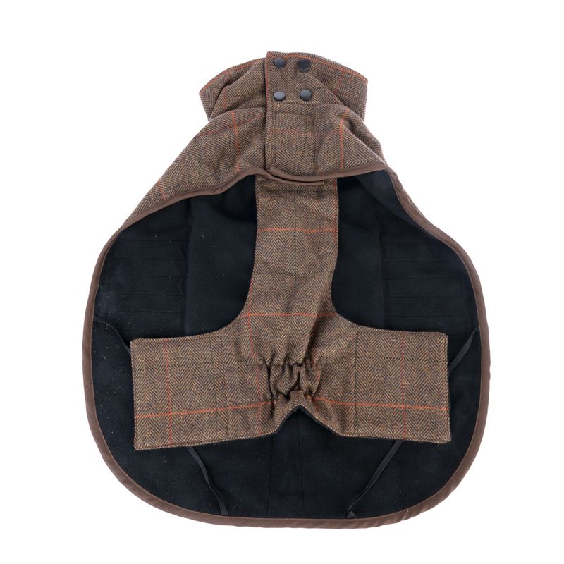 Nomad Tales Bloom Tartan Dog Coat Back length: approx. 35cm