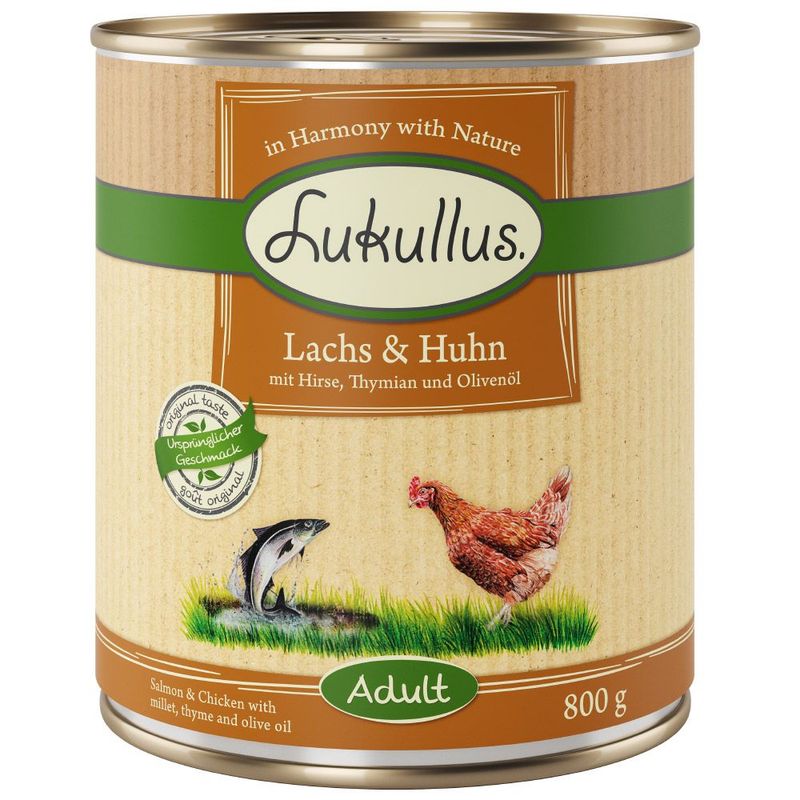 Lukullus Saver Pack 24 x 800g Beef & Guinea Fowl Grain-Free