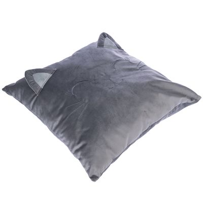 TIAKI Decorative Cushion with Cat Face 1 Item