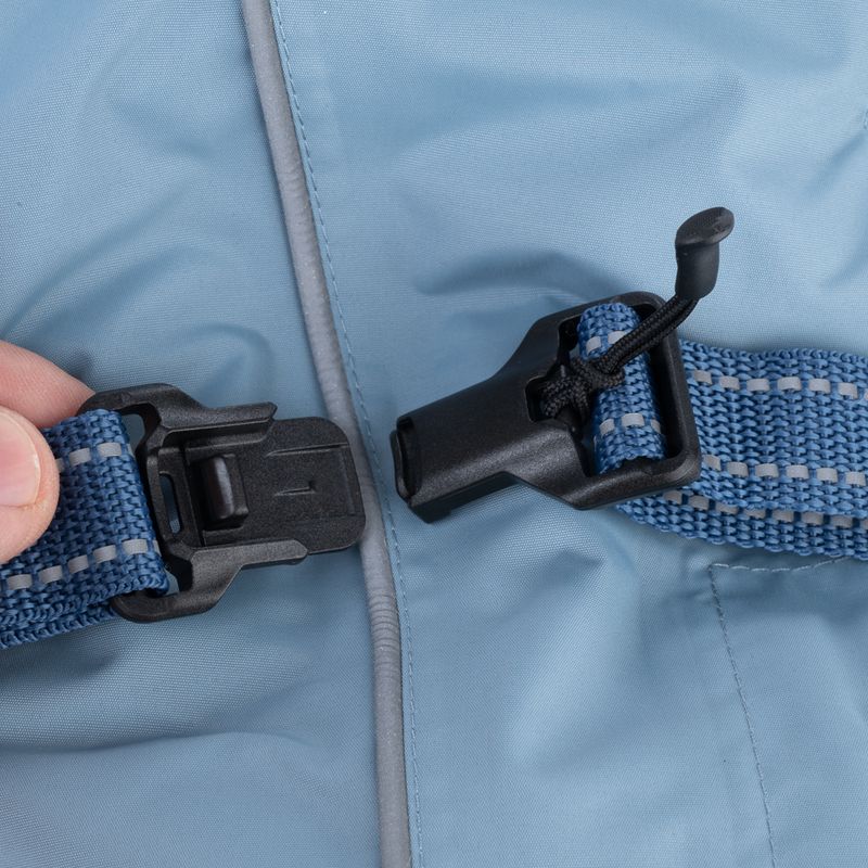 Nomad Tales Bloom Dog Coat - Sky Blue approx. 35cm (Back Length)