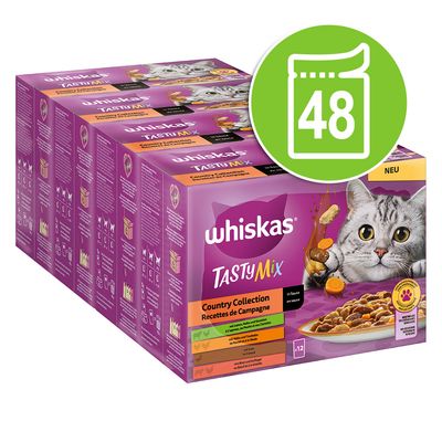 Whiskas Tasty Mix Pouches 48 x 85g Chef's Choice in Sauce
