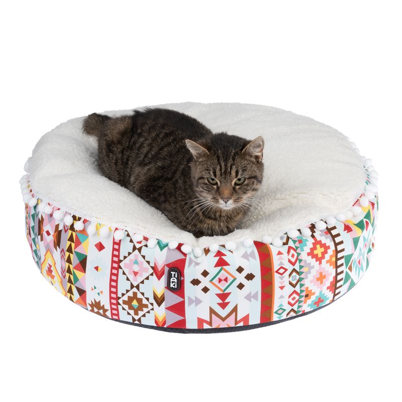 TIAKI Tassel Cuddle Cushion diameter 60 x (H) 15 cm