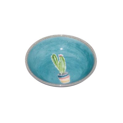 Here Sparky Cactus Cat Bowl 177ml, 13.3cm (diameter)