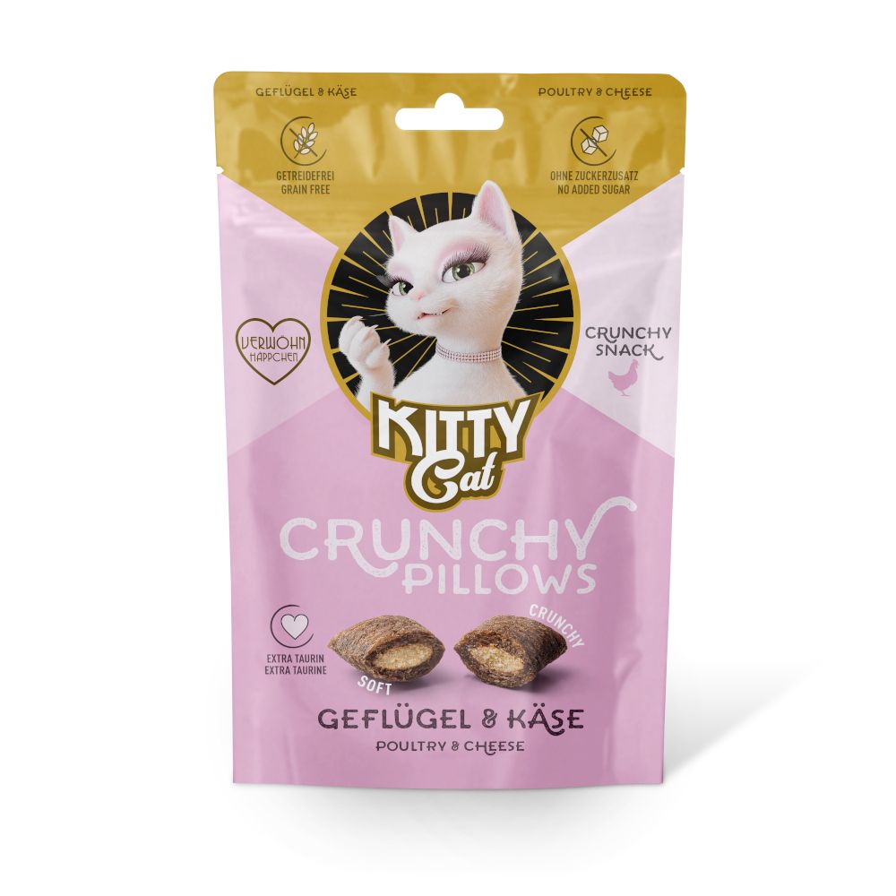 KITTY Cat Crunchy Pillows Poultry & Cheese 60g