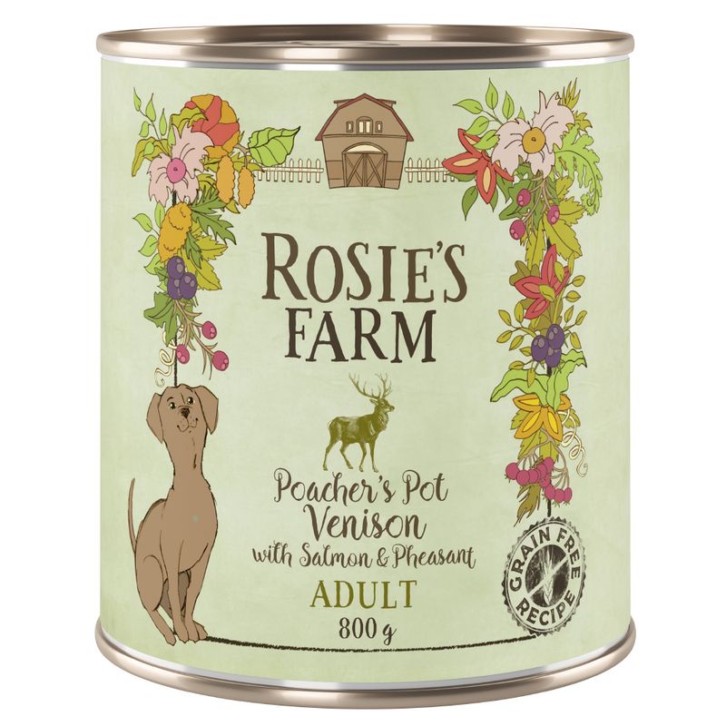 Rosie's Farm Adult Poacher's Pot Game with Salmon & Pheasant 6 x 400g