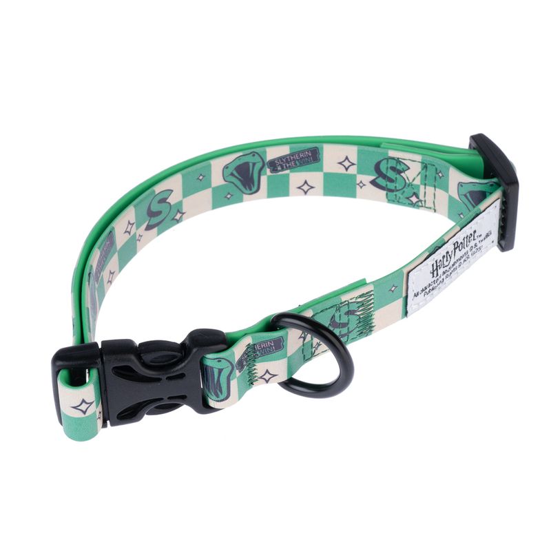 Harry Potter Slytherin Collar - Green Size S: Neck Circumference 25 - 36 cm, Width 20mm