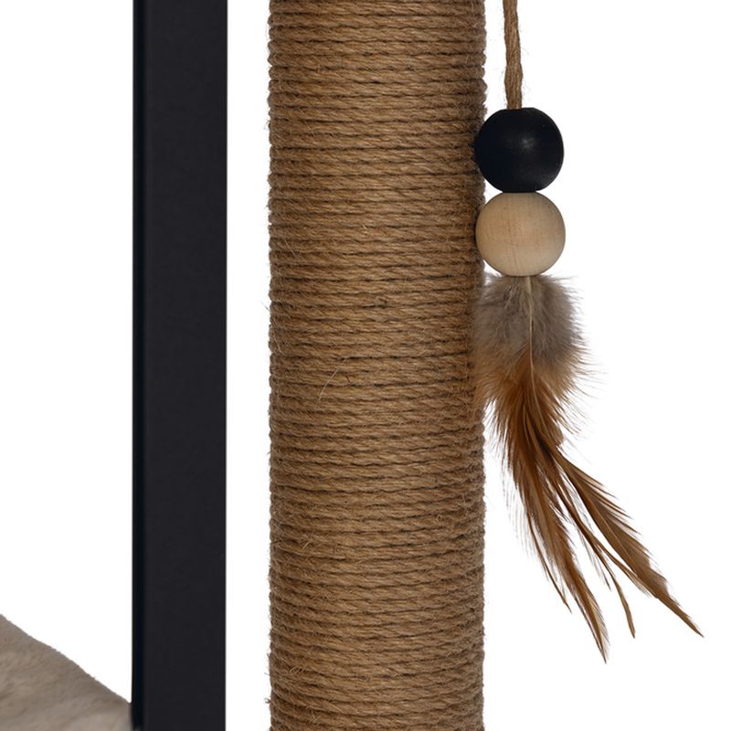 Designed by Lotte Nala Wooden Scratching Post Natural