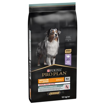 PURINA PRO PLAN Medium & Large Adult Sensitive Digestion Grain-free 12kg