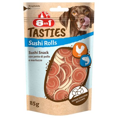 8in1 Tasties Sushi Rolls Chicken 85g