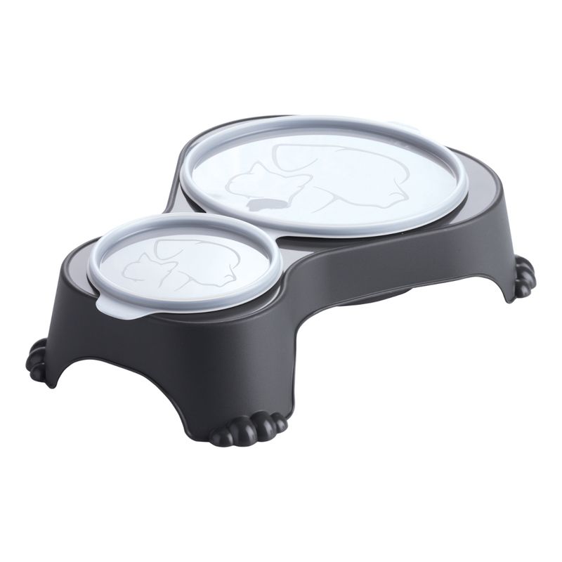 Rotho MyPet Duo Feeding Bowl Sally Beige: 1000ml + 280ml