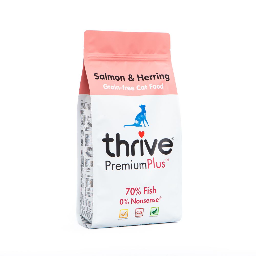 thrive PremiumPlus Dry Cat Food - Salmon & Herring 1.5kg