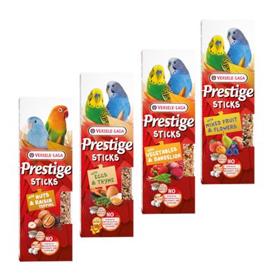 Prestige Sticks for Budgies Mixed Pack 4 x 2 Sticks (240g)
