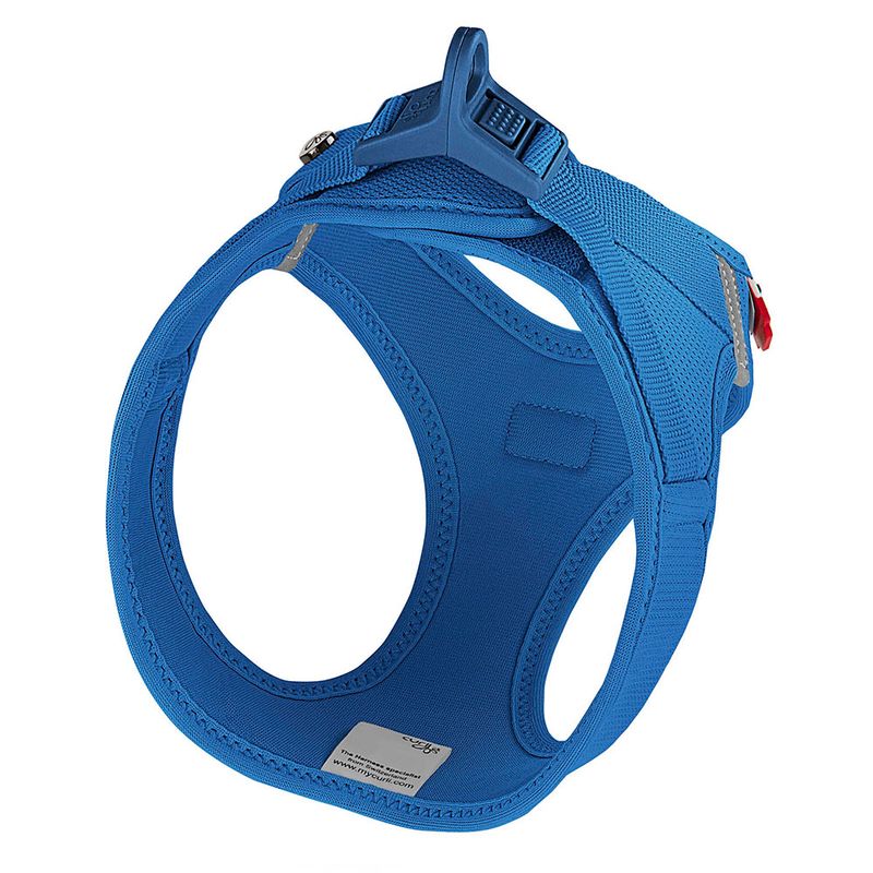 Curli Vest Harness Clasp Air-Mesh, blue Size 2XS: Chest measurement 30.2 - 33.8 cm