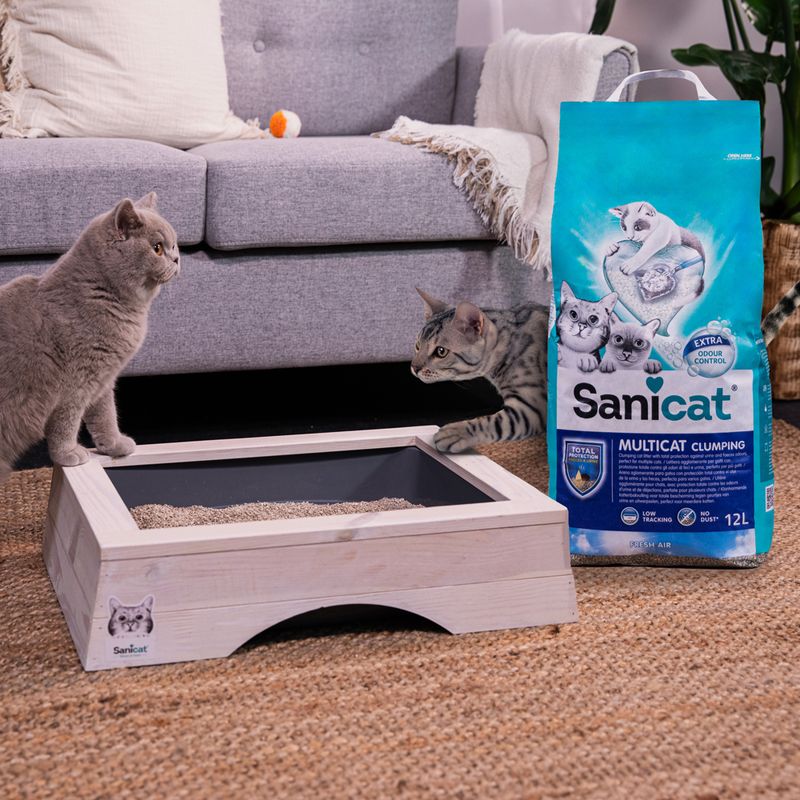 Sanicat Multicat Clumping Cat Litter 12l