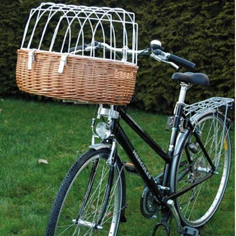 Aumüller Bicycle Basket with Wire (Handle Bar Mount) Standard: approx. 52 x 38 x 39 cm (L x W x H)