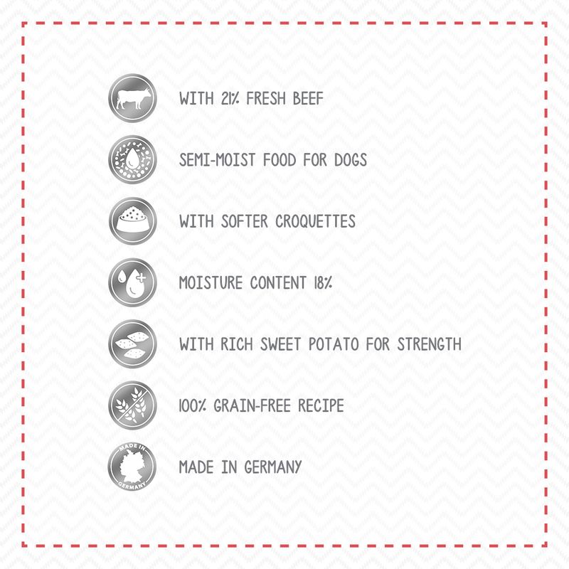 Wolf of Wilderness Soft Mixed Pack 4 x 1kg