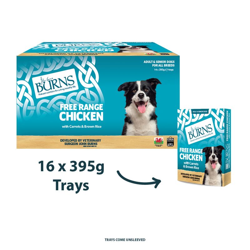 Burns Wet Food for Dogs 16 x 395g Chicken