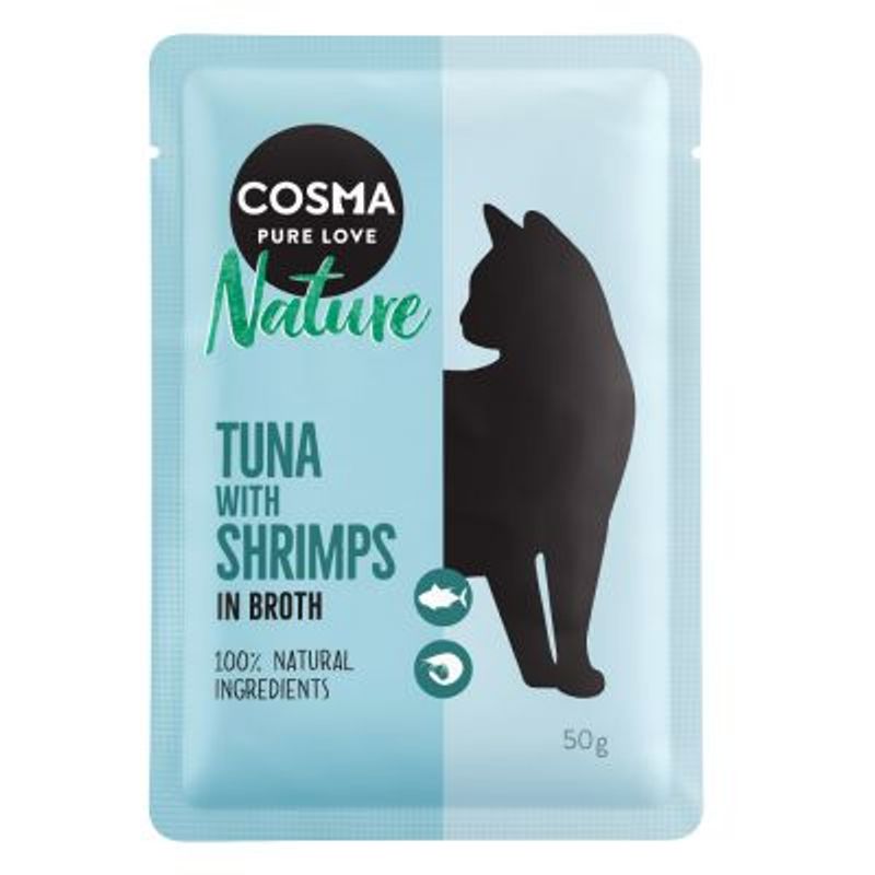 Cosma Nature Pouches Saver Pack 18 x 50g Mixed Pack (6 Varieties)