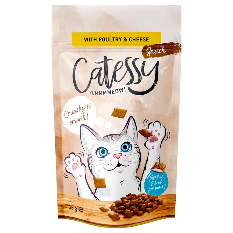 Catessy Crunchy Snacks Mixed Trial Pack 3 x 65g 3 Varieties