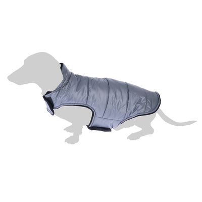 zooplus Basics Dog Coat with Reflective Zip approx. Back Length 30cm