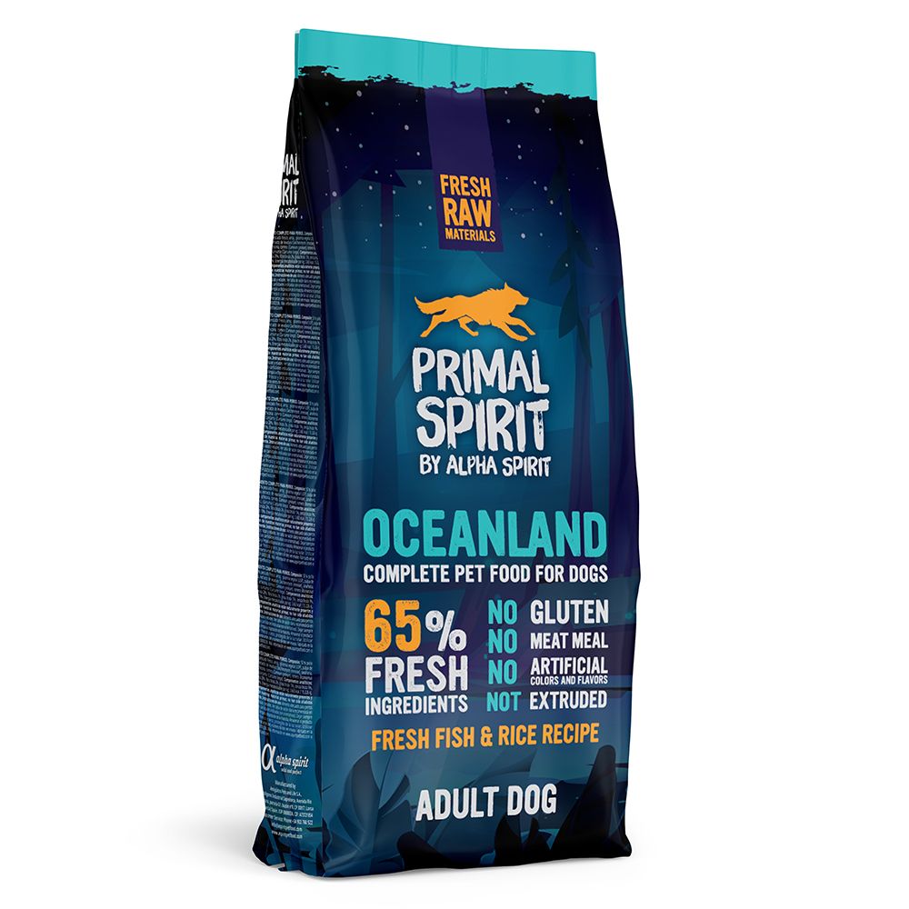 Primal Spirit 65% Oceanland Dry Dog Food 12kg