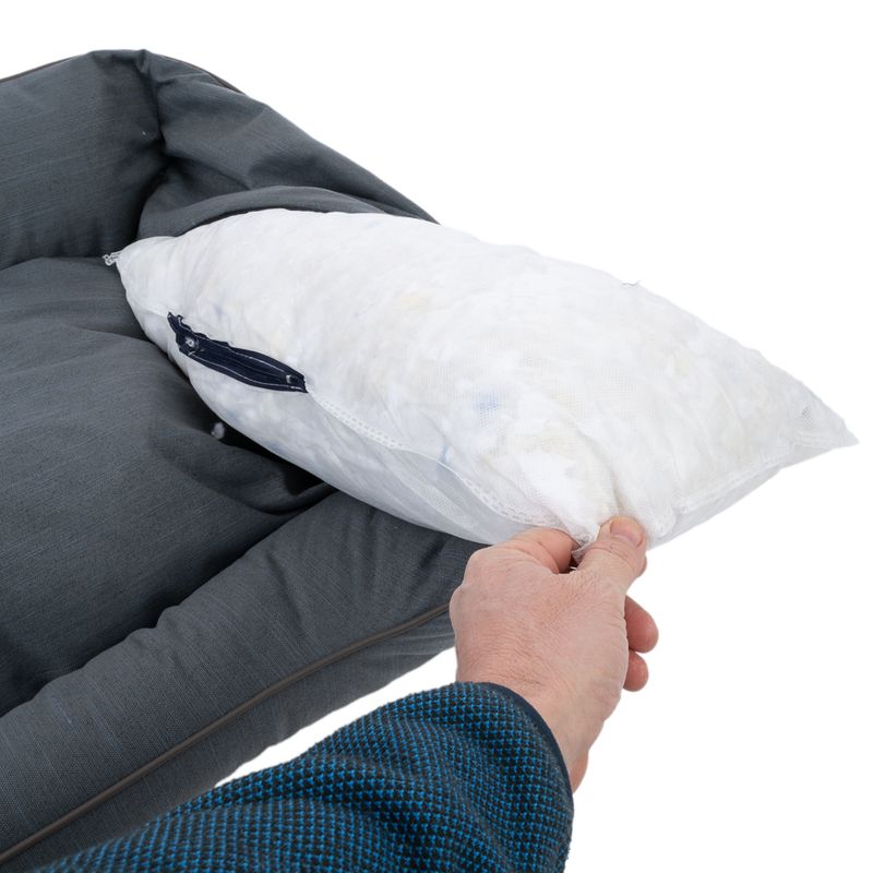 Modern Living Skara Dog Bed - Dark Grey Size M: 100 x 70 x 21 cm (L x W x H)