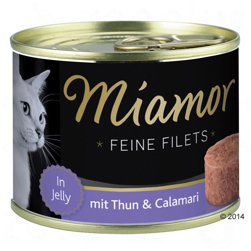 Miamor Fine Fillets 6 x 185g Tuna & Vegetables in Jelly