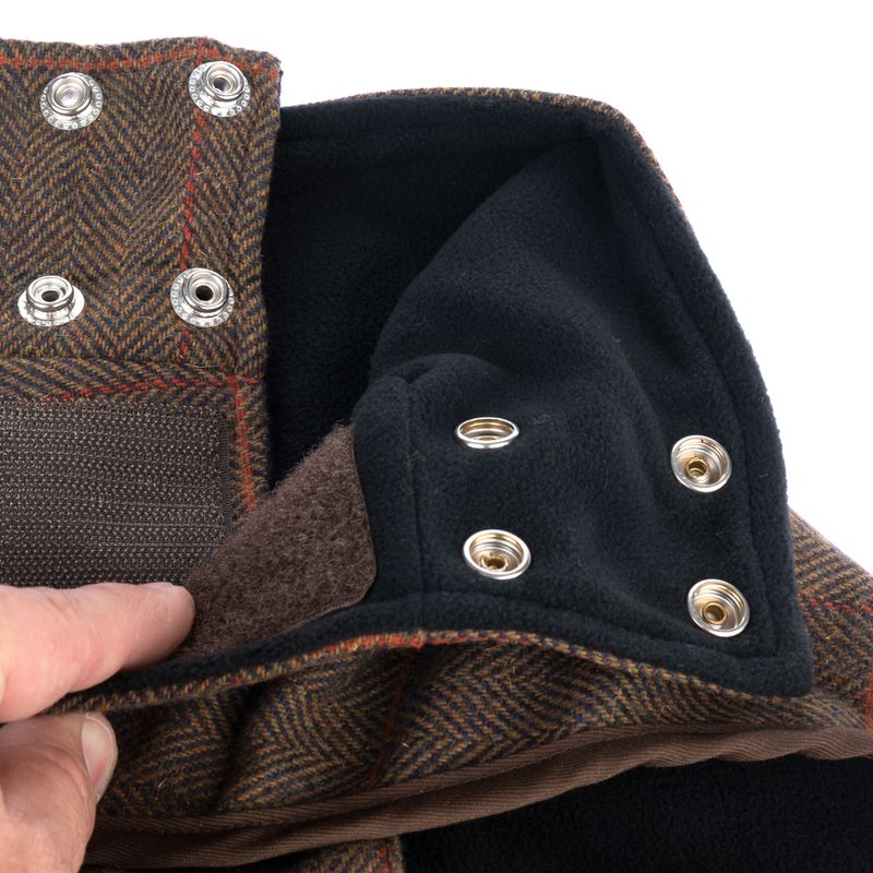 Nomad Tales Bloom Tartan Dog Coat Back length: approx. 35cm