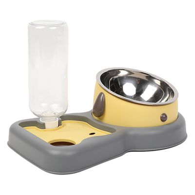TIAKI Food and Water Dispenser 2-in-1 200ml Bowl & 500ml Bottle