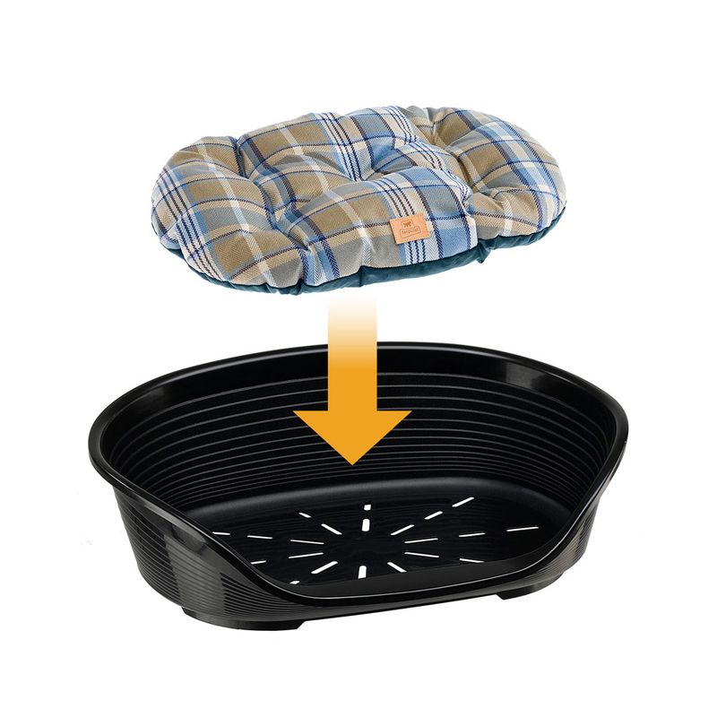 Ferplast cushion Scott, blue L 55 x W x H 36 x 8 cm