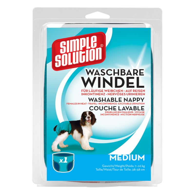Simple Solution Washable Dog Nappy - Female Size XS, 1 Piece
