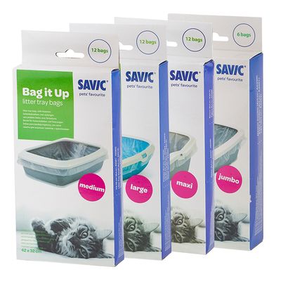 Savic Bag it Up Litter Tray Bags Medium (12 bags)